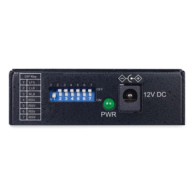 Tripp Lite 10/100 Mbps Ethernet Singlemode Hardened Copper to Fiber Media Converter, Black, Ships in 7-10 Business Days (N784H01SCSM)