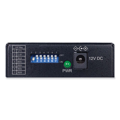 Tripp Lite RJ45 to ST Hardened Copper to Fiber Media Converter, Black, Ships in 7-10 Business Days (N784H01STMM)