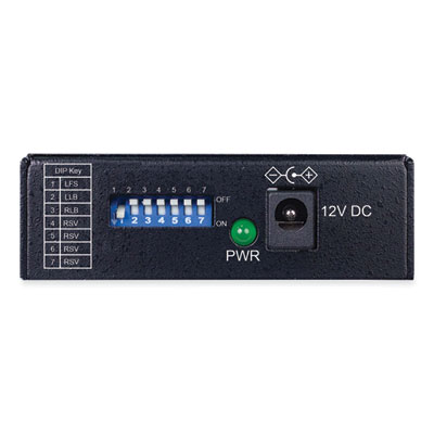 Tripp Lite 10/100/1000 Mbps Gigabit Ethernet Multimode Hardened Copper to Fiber Media Converter, Black, Ships in 7-10 Business Days (N785H01SCMM)