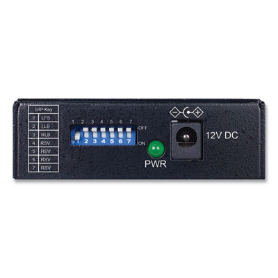 Tripp Lite 10/100/1000 Mbps Gigabit Ethernet Singlemode Hardened Copper to Fiber Media Converter, Black, Ships in 7-10 Business Days (N785H01SCSM)