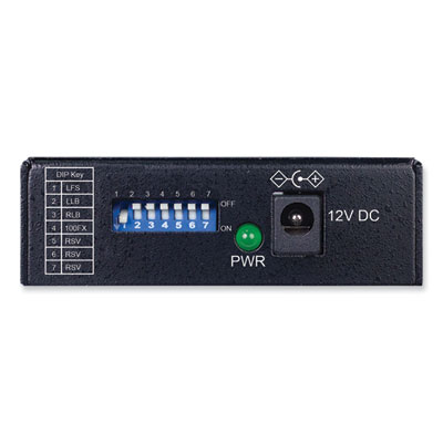 Tripp Lite Hardened Gigabit Fiber to Ethernet Media Converter, Black, Ships in 7-10 Business Days (N785H01SFP)
