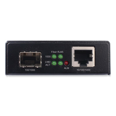 Tripp Lite Hardened Gigabit Fiber to Ethernet Media Converter, Black, Ships in 7-10 Business Days (N785H01SFP)