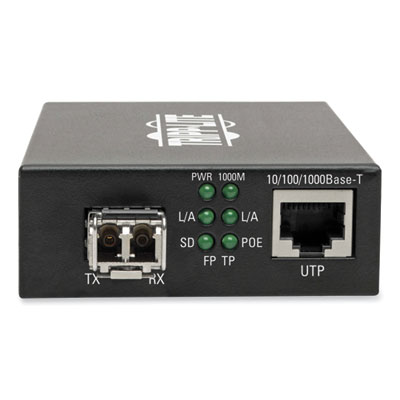 Tripp Lite RJ45 to LC Multimode Media Converter, Black, Ships in 7-10 Business Days (TRPN785P01LCMM1)