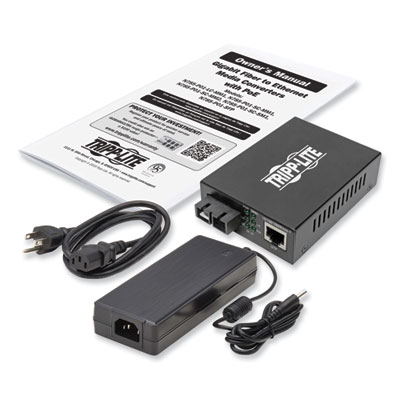 Tripp Lite RJ45 to SC Multimode Media Converter, Range up to 1,804 ft, Black, Ships in 7-10 Business Days (N785P01SCMM1)