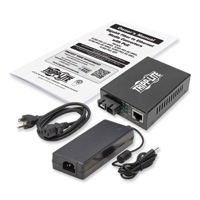 Tripp Lite RJ45 to SC Multimode Media Converter, Range Up to 1.2 mi, Black, Ships in 7-10 Business Days (N785P01SCMM2)