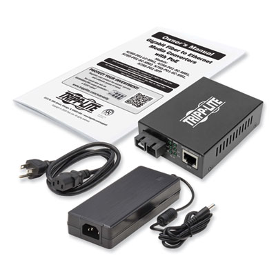 Tripp Lite RJ45 to SC Singlemode Media Converter, Black, Ships in 7-10 Business Days (N785P01SCSM1)