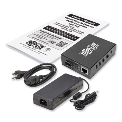 Tripp Lite RJ45 to SFP Media Converter, Black, Ships in 7-10 Business Days (N785P01SFP)
