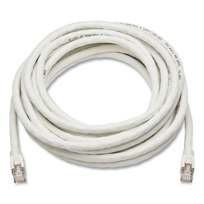 Tripp Lite CAT8 Snagless Patch Cable, 40 ft, White, Ships in 7-10 Business Days (N272040WH)