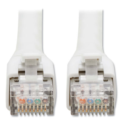 Tripp Lite CAT8 Snagless Patch Cable, 60 ft, White, Ships in 7-10 Business Days (N272060WH)