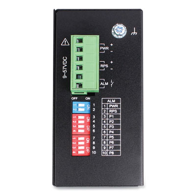 Tripp Lite 8-Port Unmanaged Industrial Gigabit Ethernet Switch, TAA Compliant, Ships in 7-10 Business Days (NGIU08)