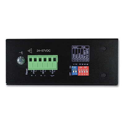 Tripp Lite 8-Port Unmanaged Industrial PoE+/SFP Gigabit Ethernet Switch, TAA Compliant, Ships in 7-10 Business Days (NGIU08C2POE8)