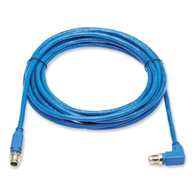 Tripp Lite M12 X-Code CAT6 Right-Angle Ethernet Cable, 9.8 ft, Blue, Ships in 7-10 Business Days (NM1260303MBL)