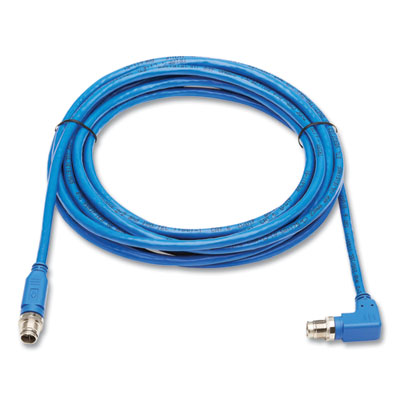 Tripp Lite M12 X-Code CAT6 Right-Angle Ethernet Cable, 32.8 ft, Blue, Ships in 7-10 Business Days (NM1260310MBL)