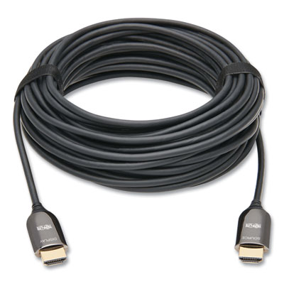 Tripp Lite HDMI Plenum-Rated Active Fiber Optic Cable, 82 ft, Black, Ships in 7-10 Business Days (P568F25M8K6)