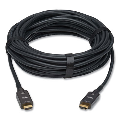 Tripp Lite High-Speed Armored HDMI Active Fiber Optic Cable, 32.8 ft, Black, Ships in 7-10 Business Days (P568FA10M)
