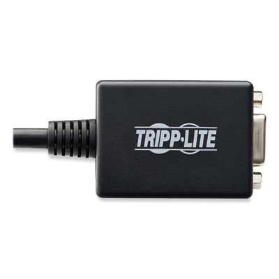 Tripp Lite DisplayPort to VGA Cable, 6", Black, 50/Pack, Ships in 7-10 Business Days (TRPP13406NVGABP)