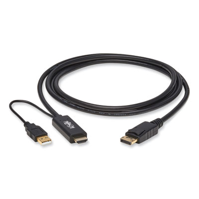 Tripp Lite HDMI to DisplayPort Adapter Cable, 6.6 ft, Black, Ships in 7-10 Business Days (TRPP56702M)