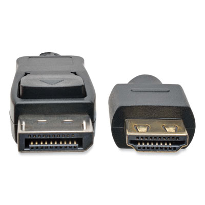 Tripp Lite DisplayPort 1.4 to HDMI Active Adapter Cable, 3 ft, Black, Ships in 7-10 Business Days (TRPP582003HDV4A)