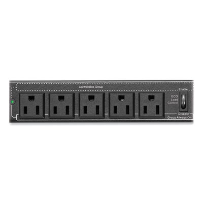 Tripp Lite Six-Outlet 100-125V 12A Single-Phase Hot-Swap PDU with Manual Bypass, 10 ft Cord, Black, Ships in 7-10 Business Days (PDUB151U)