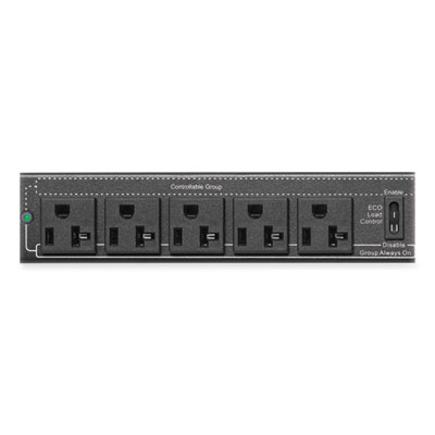 Tripp Lite Six-Outlet 100-125V 16A Single-Phase Hot-Swap PDU with Manual Bypass, 10 ft Cord, Black, Ships in 7-10 Business Days (PDUB201U)