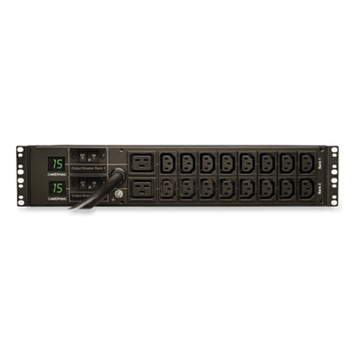 Tripp Lite 18-Outlet 5.5kW Single-Phase Local Metered PDU with 5.9 ft Cord, Black, Ships in 7-10 Business Days (PDUMH30HV6)
