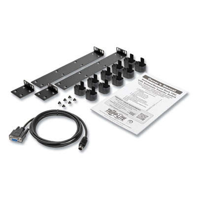 Tripp Lite Eight-Outlet 1.44kW 120V Single-Phase ATS/Monitored PDU, 12 ft Cord, Black, Ships in 7-10 Business Days (PDUMNH15AT1)