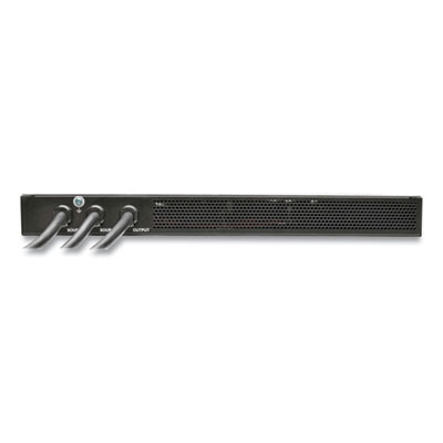 Tripp Lite One-Outlet 5.8kW Single-Phase Monitored Automatic Transfer Switch PDU, 10 ft Cord, Black, Ships in 7-10 Business Days (PDUMNH30HVAT)