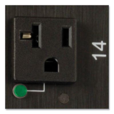 Tripp Lite 24-Outlet 2.9kW Single-Phase Monitored Per-Outlet PDU, 10 ft Cord, Black, Ships in 7-10 Business Days (PDUNVR30LX)