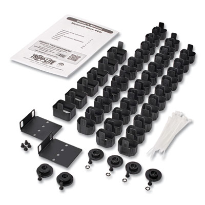 Tripp Lite 38-Outlet 3.7kW 208-230V Single-Phase Basic PDU, 10 ft Cord, Black, Ships in 7-10 Business Days (PDUV20HVL672)