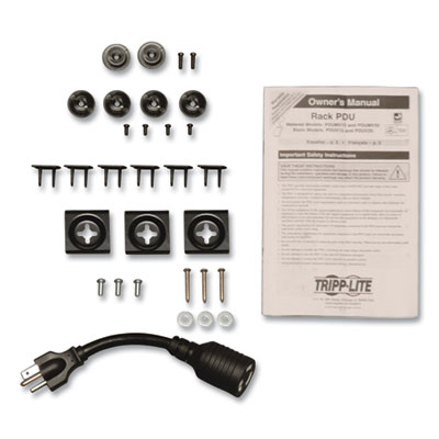 Tripp Lite 28-Outlet 1.92kW 120V Single-Phase Basic PDU, 15 ft Cord, Black, Ships in 7-10 Business Days (PDUV2060)