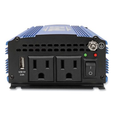 Tripp Lite 750 W Light-Duty Compact Power Inverter, USB, Blue, Ships in 7-10 Business Days (PINV750)