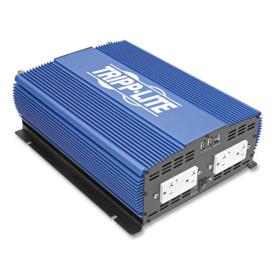 Tripp Lite 2,000 W Heavy-Duty Industrial-Strength Mobile Power Inverter, USB, Blue, Ships in 7-10 Business Days (PINV2000HS)