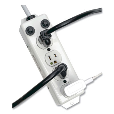 Tripp Lite Four-Outlet 1,800W Medical-Grade Power Strip for Patient-Care Vicinity, 7 ft Cord, White, Ships in 7-10 Business Days (PS407HGOEM)