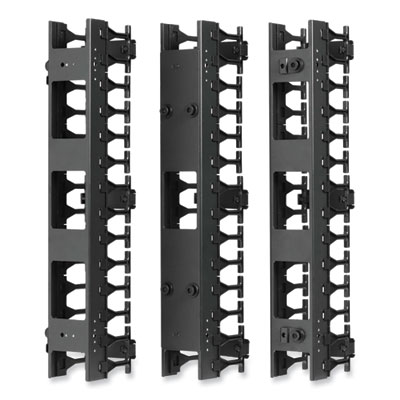 Tripp Lite SmartRack High-Capacity Vertical Cable Manager, Black, Ships in 7-10 Business Days (SRCABLEVRT3)