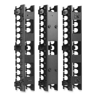 Tripp Lite SmartRack High-Capacity Vertical Cable Manager, Black, Ships in 7-10 Business Days (SRCABLEVRT3)