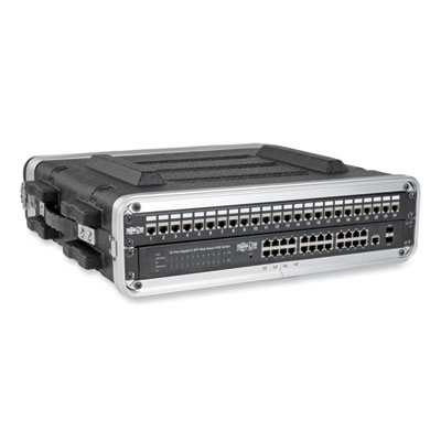 Tripp Lite ABS Server Rack Equipment Shipping Case, 2U, 50 lbs Capacity, Black, Ships in 7-10 Business Days (SRCASE2U)