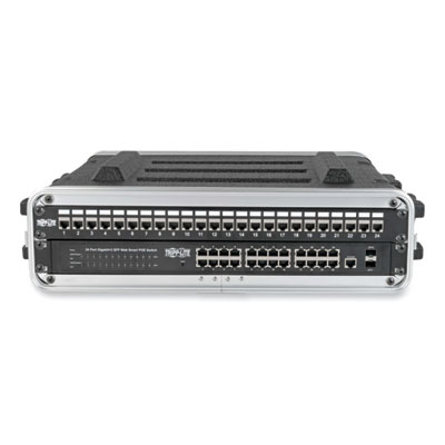 Tripp Lite ABS Server Rack Equipment Shipping Case, 2U, 50 lbs Capacity, Black, Ships in 7-10 Business Days (SRCASE2U)