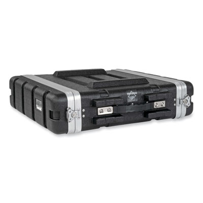 Tripp Lite ABS Server Rack Equipment Shipping Case, 2U, 50 lbs Capacity, Black, Ships in 7-10 Business Days (SRCASE2U)
