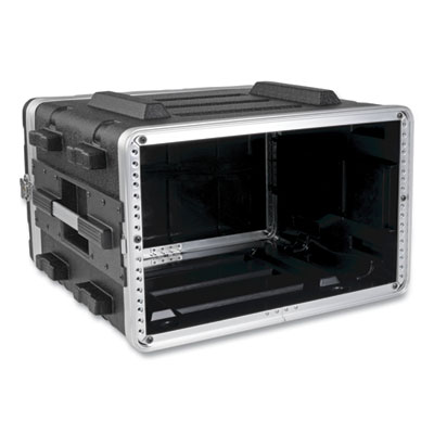 Tripp Lite ABS Server Rack Equipment Shipping Case, 6U, 100 lbs Capacity, Black, Ships in 7-10 Business Days (SRCASE6U)