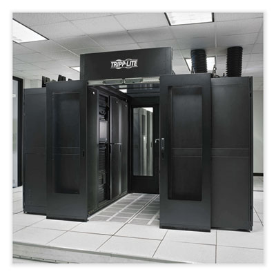 Tripp Lite Tall Riser Panels for Hot/Cold Aisle Containment System, 24" Standard Racks, Black, 2/Set, Ships in 7-10 Business Days (SRCTMTR600TL)