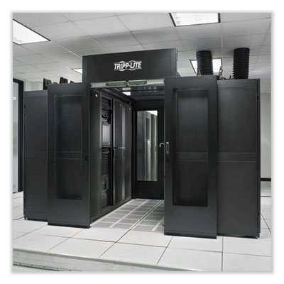 Tripp Lite Short Riser Panels for Hot/Cold Aisle Containment System, 30" Wide Racks, Black, 2/Set, Ships in 7-10 Business Days (SRCTMTR750SH)