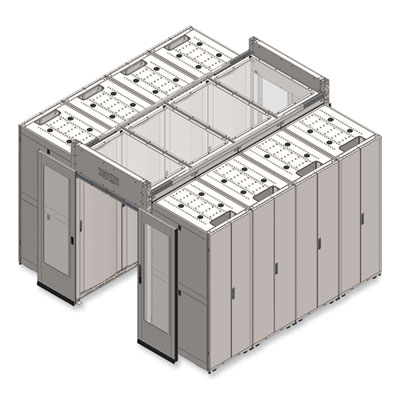 Tripp Lite Tall Riser Panels for Hot/Cold Aisle Containment System, 30" Wide Racks, Black, 2/Set, Ships in 7-10 Business Days (SRCTMTR750TL)