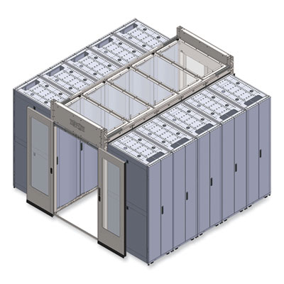 Tripp Lite Sliding Double-Door Kit for Hot/Cold Aisle Containment System, Black, Ships in 7-10 Business Days (TRPSRCTMTSDD)