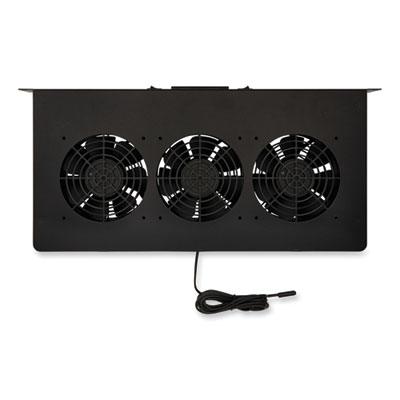 Tripp Lite Blanking Panel with Temperature Sensor and High-Performance Fans, 1U, Black, Ships in 7-10 Business Days (SRFAN1UTEMP)