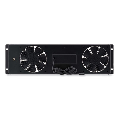 Tripp Lite Digital Temperature Sensor, 2 High-Performance Fans, 3U, Black, Ships in 7-10 Business Days (SRFAN3UTEMP)