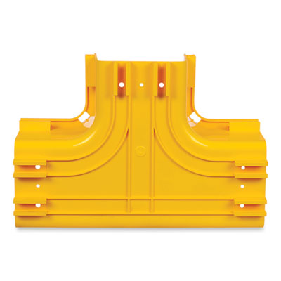 Tripp Lite Toolless Horizontal 90 Degree T-Junction for Fiber Routing System, 5", Yellow, Ships in 7-10 Business Days (SRFC5JUNT)