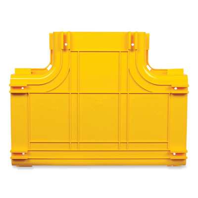Tripp Lite Toolless Horizontal 90 Degree T-Junction for Fiber Routing System, 10", Yellow, Ships in 7-10 Business Days (SRFC10JUNT)