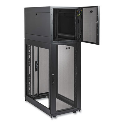 Tripp Lite SmartRack Vertical Extension Top Hat for Server Racks, 12U, Black, Ships in 7-10 Business Days (SRTH12UB)