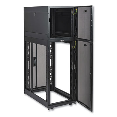Tripp Lite SmartRack Vertical Extension Top Hat for Server Racks, 12U, Black, Ships in 7-10 Business Days (SRTH12UB)