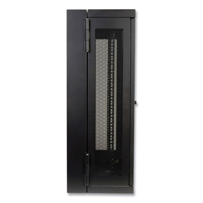 Tripp Lite SmartRack Low-Profile Patch-Depth Wall-Mount Half-Height Rack Enclosure, 18U, 200 lb Capacity, BK, Ships in 7-10 Bus Days (TRPSRW18US13)